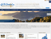 Tablet Screenshot of go-to-corsica.com